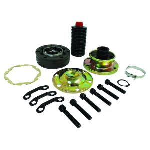 Axles & Components - CV Joints & Boots - Crown Automotive Jeep Replacement - Crown Automotive Jeep Replacement CV Joint Repair Kit Front Transfer Case End Incl. Boot/Inner And Outer Caps/CV Joint/Clamps/Snap Ring/Bolts/Grease  -  528534RRK