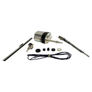 Crown Automotive Jeep Replacement Wiper Motor Kit Incl. Motor/Arm/Blade/Mounting Grommets 12V Stainless  -  12VST