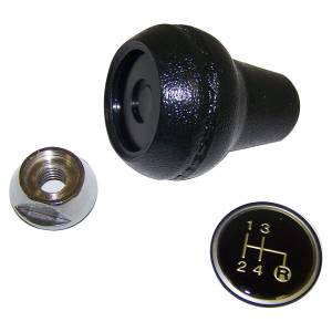 Crown Automotive Jeep Replacement Manual Trans Shift Knob Kit Incl. Knob Nut Shift Insert For Use w/T4 And T176/T177 Transmissions  -  3241067K