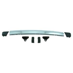 Crown Automotive Jeep Replacement Front Bumper Kit Chrome Includes 1 Bumper 2 End Caps 2 Bumper Guards And Brackets  -  52000177K