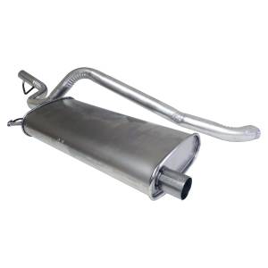 Crown Automotive Jeep Replacement - Crown Automotive Jeep Replacement Muffler And Tailpipe Incl. Muffler/Tailpipe/Clamp  -  52022039 - Image 2