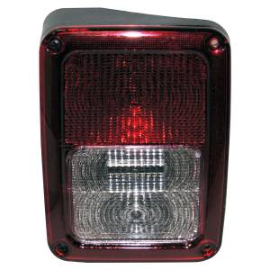 Crown Automotive Jeep Replacement Tail Light Assembly Left Incl. Lamp Bulbs Wire Harness  -  55078147AC