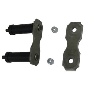 Crown Automotive Jeep Replacement - Crown Automotive Jeep Replacement Leaf Spring Shackle Kit Rear 2 Required Includes 2 Shackle Plates/4 Bushings/2 Lock Nuts  -  5357499K - Image 1