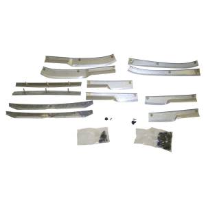 Fenders & Related Components - Fender Liners - Crown Automotive Jeep Replacement - Crown Automotive Jeep Replacement Fender Flare Retainer Kit Incl. 12 Brackets/All Hardware  -  55003232K