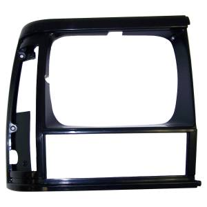 Crown Automotive Jeep Replacement - Crown Automotive Jeep Replacement Headlamp Bezel Right Flat Black/Black  -  55054930 - Image 2