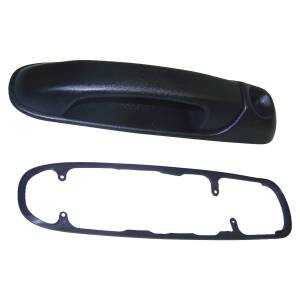 Crown Automotive Jeep Replacement - Crown Automotive Jeep Replacement Exterior Door Handle Black Textured w/o Lock Cylinder  -  55136351AD - Image 2