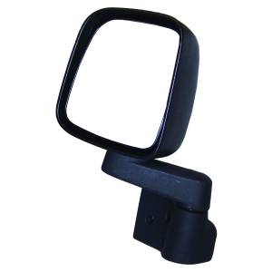 Crown Automotive Jeep Replacement Door Mirror and Arm Left Black Direct Bolt On  -  55395061AB