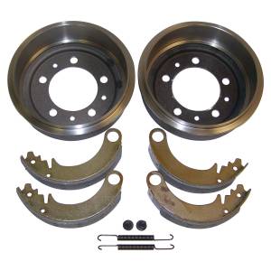 Crown Automotive Jeep Replacement - Crown Automotive Jeep Replacement Drum Brake Service Kit Incl. 2 Drums/1 Shoe And Lining/Hardware For Use w/9 in. Drums  -  808770KE - Image 2