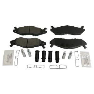 Brakes, Rotors & Pads - Brake Pads - Crown Automotive Jeep Replacement - Crown Automotive Jeep Replacement Brake Pad Master Kit Incl. Titanium Pad Set/Caliper Bushings/Clips/Bolts  -  83501167MK