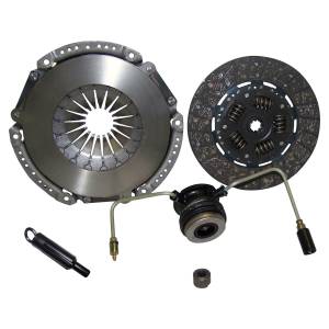 Crown Automotive Jeep Replacement Clutch Kit Incl. Clutch Disc/Pressure Plate/Clutch Control Unit PN[5252137]/Pilot Bearing/Alignment Tool 10.5 in. Clutch Disc 10 Splines 1.125 in. Spline Dia.  -  XY8990SA