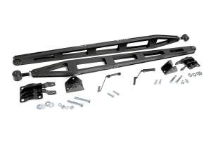 Suspension - Traction Bars - Rough Country - Rough Country Traction Bar Kit For 5-6 in. Lift Incl. Traction Bars Axle Brackets Frame Brackets Hardware - 1070A