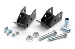 Rough Country Shock Relocation Brackets Rear Lower Incl. Hardware - 1185