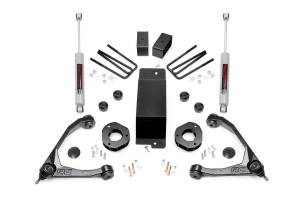 Rough Country Suspension Lift Kit 3.5 in. Lift Incl. Upper Control Arms Stock Cast Steel - 19431A