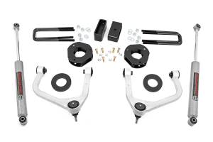 Rough Country Suspension Lift Kit w/Shocks 3.5 in. Lift Incl. Strut Spacers Rear N3 Shocks3.5 in. Lift Incl. Strut Spacers Rear N3 Shocks - 22630