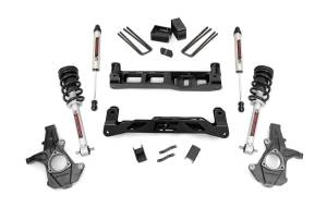 Rough Country Suspension Lift Kit w/Shocks 5 in. Lift Incl. Lifted Rear V2 Monotube Shocks - 26171