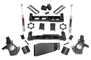 Rough Country Suspension Lift Kit w/Shocks 5 in. Lift Incl. Strut Spacers Rear N3 Shocks - 26230