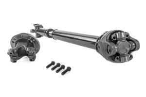 Rough Country CV Driveshaft Incl. Extended CV Driveshaft Flanges Yokes Hardware Collapsed Length: 36-3/8 in. Extended Length 39-1/2 in. - 5089.1