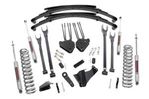 Rough Country 4-Link Suspension Lift Kit w/Shocks 6 in. Lift - 582.20