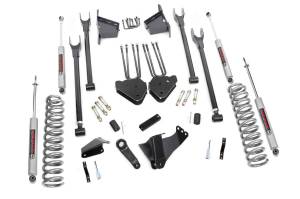 Rough Country - Rough Country 4-Link Suspension Lift Kit w/Shocks 8 in. Lift - 591.20