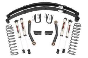 Rough Country Series II Suspension Lift Kit 3 in. Lift Incl. V2 Monotube Shocks Leaf Springs And Control Arms - 630X70