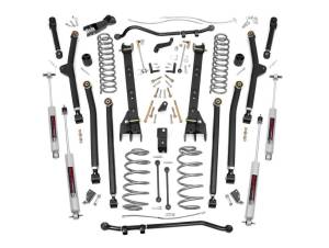 Rough Country X-Series Suspension Lift Kit w/Shocks 4 in. Lift - 63830
