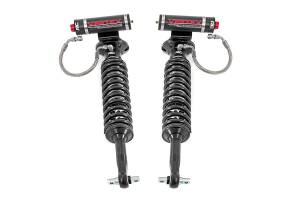 Rough Country Vertex 2.5 Reservoir Coil Over Shock Absorber Set For 6-7.5 in. Lifts Incl. Front Left and Right Vertex Coil Over Shocks Reservoir Mounting Plates Stainless Steel Clamps - 689001