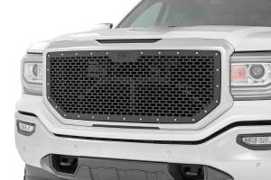 Rough Country Mesh Grille Incl. Outer Grille Inner Grille Mounting Brackets Mounting Hardware - 70156