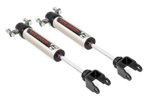 Rough Country V2 Monotube Shocks Front 3.5-4.5 in. Aluminum 46 mm. Piston 36 Kilonewton Tensile Strength Extended Length 19.88 in. Collapsed Length 13.82 in. - 760780_A