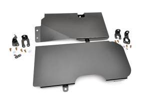 Rough Country Gas Tank Skid Plate 3/16 in. Thick Steel Incl. Mount Brackets Hardware - 795