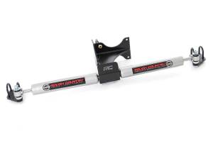 Rough Country N3 Dual Steering Stabilizer Big Bore Incl. Mounting Brackets and Hardware - 8749130