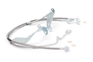 Rough Country Stainless Steel Brake Lines Front For Models w/4-6 in. Lift - 89710