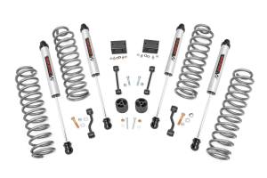 Rough Country Suspension Lift Kit w/V2 Shocks 2.5 in. Incl. Coil Springs Sway Bar Links Bump Stops - 91370