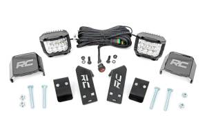 Rough Country Dual LED Cube Kit w/3 in. Wide Angle LEDs - 93078