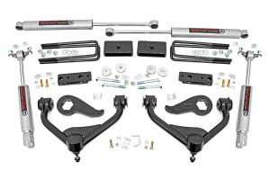 Rough Country Suspension Lift Kit w/Shocks 3 in. Lift - 95830