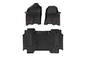 Rough Country Heavy Duty Floor Mats Front and Rear Full Console - M-31412