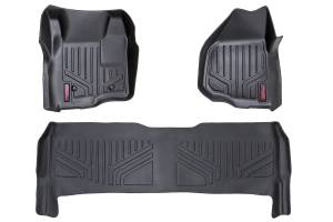 Rough Country Heavy Duty Floor Mats Front And Rear 3 pc. Depressed Pedal - M-51223