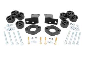 Rough Country Body Lift Kit 1.25 in. Spacers Nest Body Mounts Driver Passenger Side Rear Bumper Brackets - RC614
