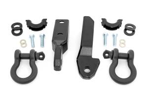 Rough Country Tow Hook To Shackle Conversion Kit w/D-Ring and Rubber Isolators - RS164