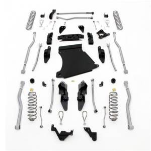 Rubicon Express 4.5 Inch Extreme Duty 4-Link Long Arm Lift Kit With Mono Tube Shocks JK4424M