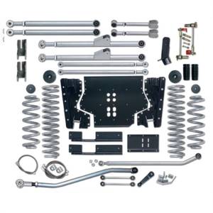 Rubicon Express 3.5 in. Extreme-Duty Long Arm Lift Kit w. Rear Track Bar w. Twin Tube Shocks RE7203T