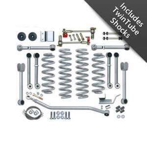 Rubicon Express 4.5 Inch Super-Flex Short Arm Lift Kit With Mono Tube Shocks RE8000M