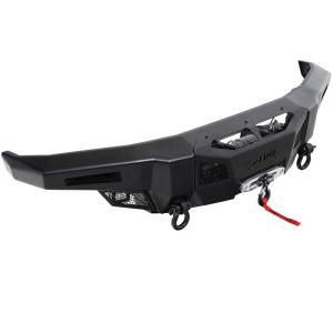 Smittybilt M1A2 Front Bumper Incl. 2-6 in. Light Bars/1-21 in. Light Bar - 612933