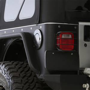 Smittybilt - Smittybilt Billet Style Gas Cover Black No Drilling Installation - 75006 - Image 2