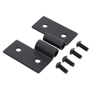 Smittybilt Lower Door Hinge Bracket Pair Black No Drilling Installation Front - 7607