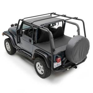 Smittybilt SRC Roof Rack Black Textured No Drill Installation - 76716