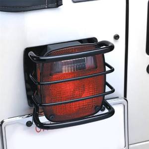 Smittybilt - Smittybilt Euro Taillight Guard Black No Drilling Installation - 8660 - Image 3