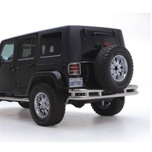 Smittybilt Rear Bumper w/o Hitch Black Textured - RB01-T