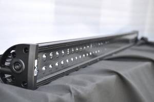 DV8 Offroad 50 in. Dual Row LED Light Bar; Black Face BR50E300W3W