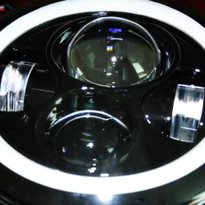 DV8 Offroad - DV8 Offroad Projector Headlights; No Halo HL7JK-01 - Image 4