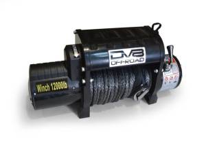 DV8 Offroad - DV8 Offroad 12,000 lbs. Winch with Synthetic Rope WB12SR - Image 2
